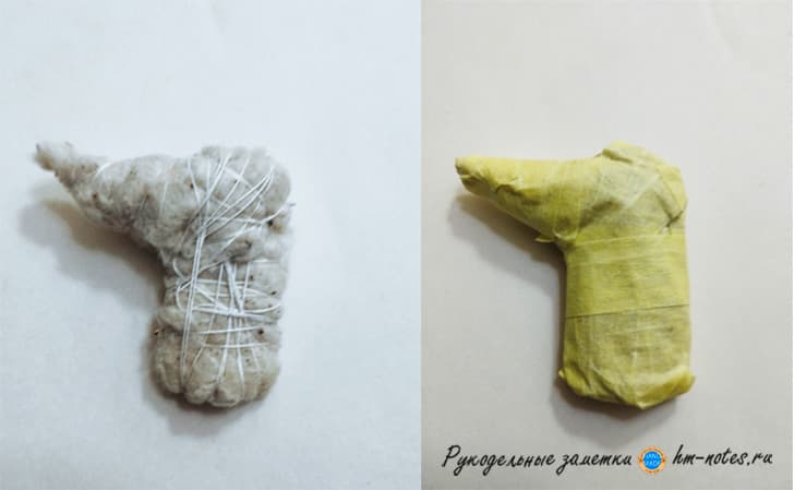создание туловища лисы