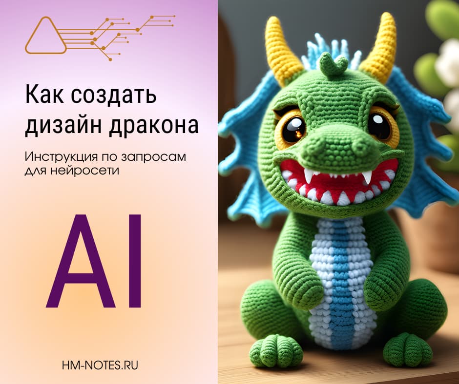 Как создать уникальные дизайны драконов с помощью нейросети