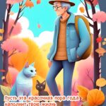 открытка для мужчины осенью - Пусть эта красочная пора года наполнит твою жизнь яркими красками, теплыми эмоциями и приятными сюрпризами.