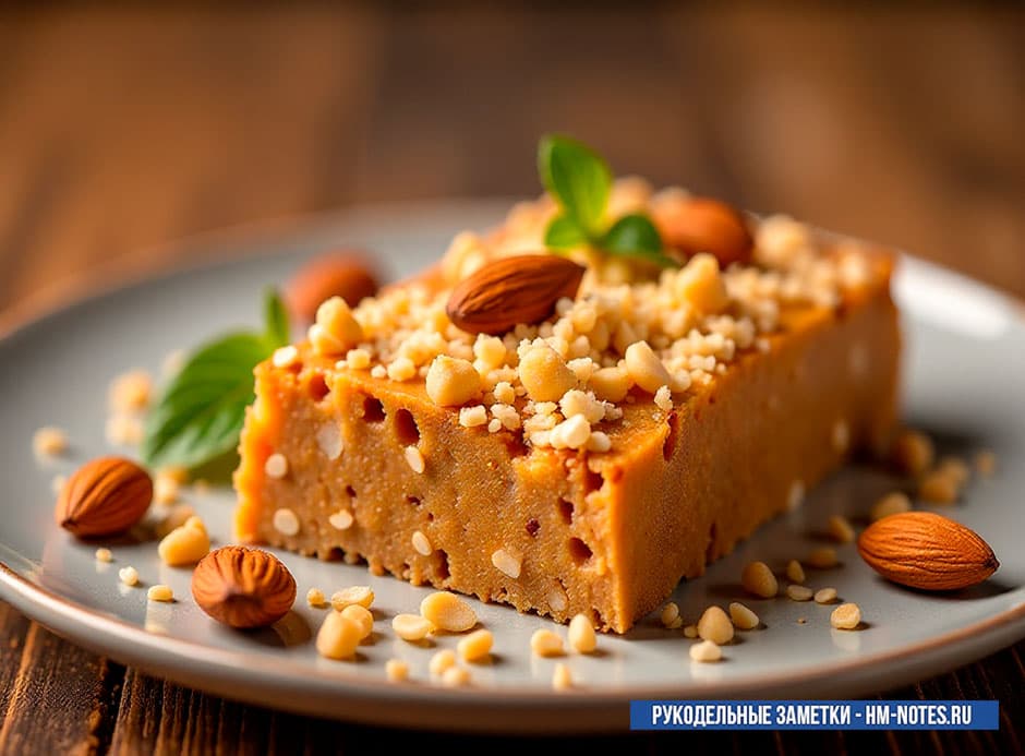 Как приготовить сладкий батончик с гречкой, кунжутом и орешками